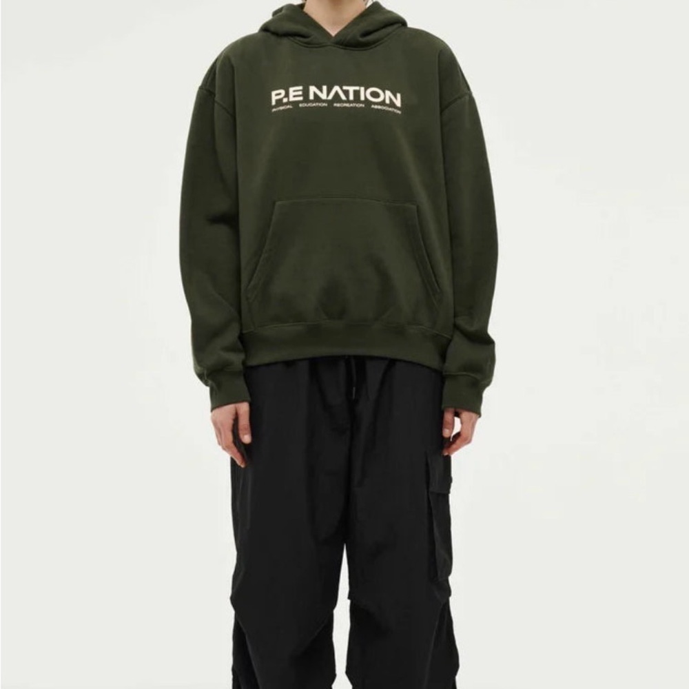 P.E NATION - Comeback Hoodie - Forest Night